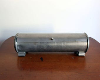 Antique Primitive Tin Wall Hanging Candle Box