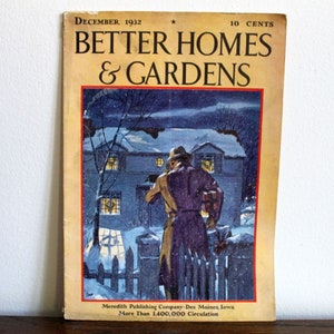 December 1932 Better Homes & Gardens Magazine