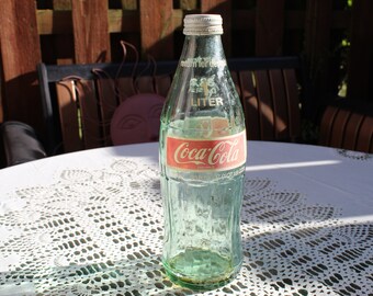 CocaCola 1 litre glass bottle