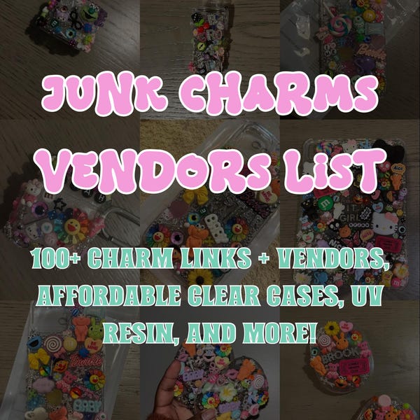 DIYCICO Cute Charm Kit - 3980 Pcs For Phone Cases & Crafts
