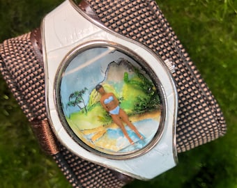 Terrarium Time Watch: “Sunkissed Girl” Miniature Diorama