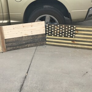 Custom Wood Flags