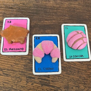 Pan Dulce Loteria Magnets