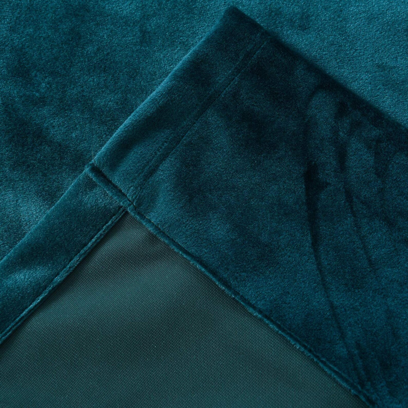 Velvet Curtain Panels Peacock Blue Block Light Luxury Drapes Etsy