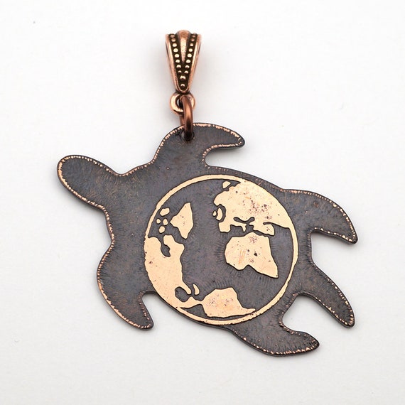 World turtle pendant online