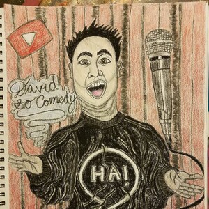 David So Comedy Fan Drawing