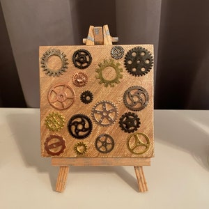 Steampunk Gear Mini Metallic Painting