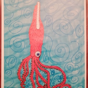 Giant Squid Print