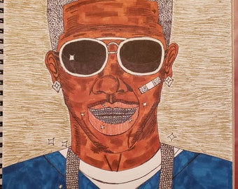 Nelly Grillz Fan Art Portrait