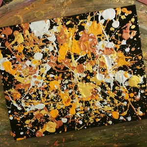Chrome/Metallic Paintsplatter
