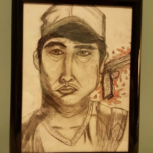 The Walking Dead Glenn Portrait