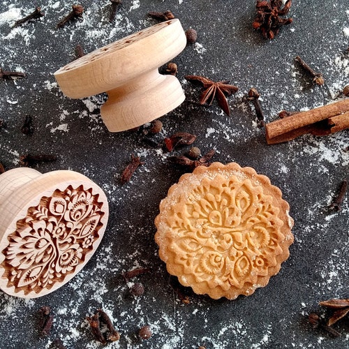 FOLK SMALL Stamp Embossing Wood Stamp Engraved Stamp by Etsy