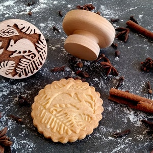 CAMELEON stamp, embossing wood stamp, engraved stamp by laser