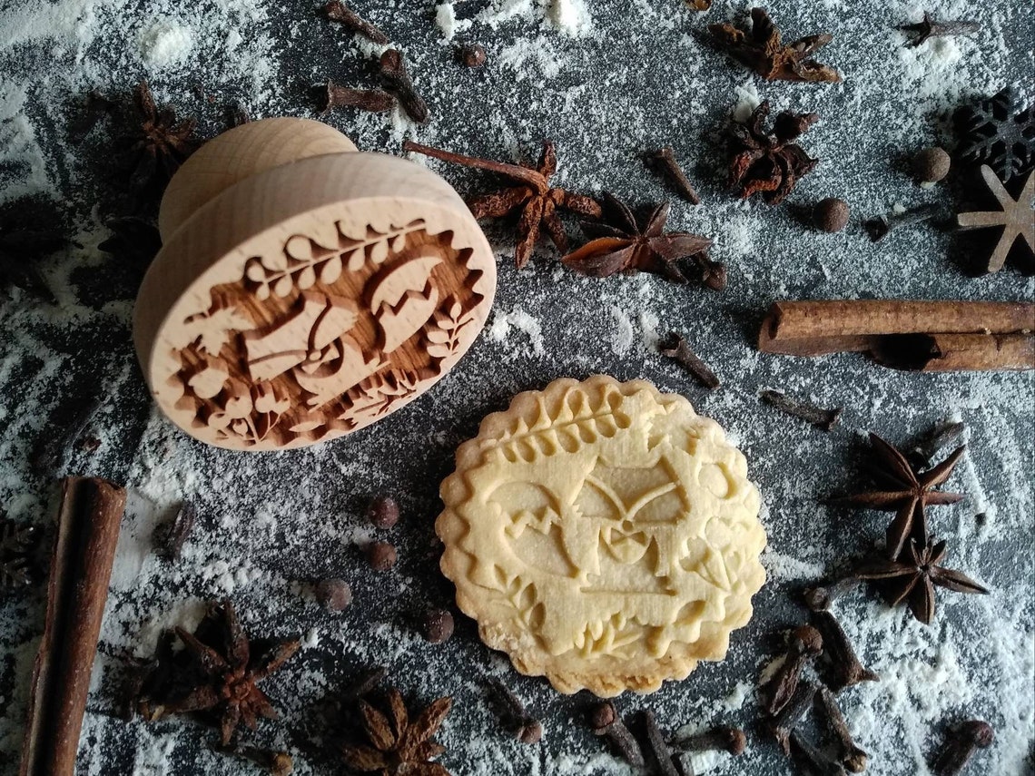 FOX Stamp Embossing Wood Stamp Engraved Stamp by Laser Etsy