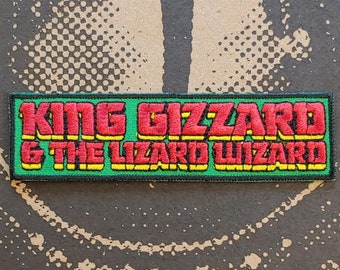 King Gizzard & the Lizard Wizard Iron-On Patch