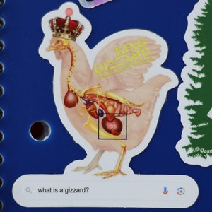 What is a gizzard? King Gizzard Sticker