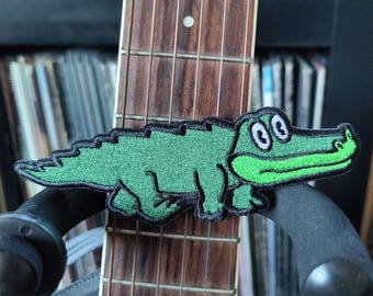 Parche termoadhesivo clásico de Gizzy Gator: King Gizzard y el mago lagarto