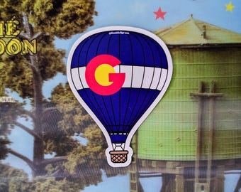 Gizzorado Hot Air Balloon - King Gizzard and the Lizard Wizard Sticker