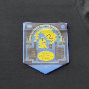 Pocket Tee - Flying Microtonal Banana - King Gizzard and the Lizard Wizard - KGLW Pocket T-Shirt