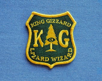KGLW Forest Service Patch - King Gizzard and the Lizard Wizard Merrowed Iron-on Patch