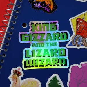 King Gizzard and the Lizard Wizard Holographic Sticker