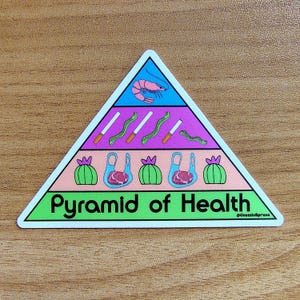 Pyramid of Health - Viagra Boys Sticker