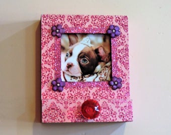 Princess Photo Frame Pet Leash Holder