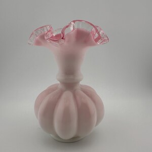 フェントン ピンククレスト Cut & Block オパールセントコンポート フェントン ピンククレスト Cut & Block オパールセント