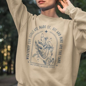 Wuthering Heights Gifts Dark Academia Clothing Emily Bronte Poet Shirt Bookish Sweatshirt Bronte Sisters Fairy Grunge Shirt Light Academia