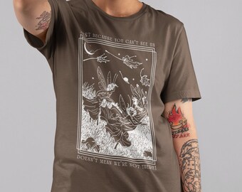 Grunge Fairycore Mall Goth Clothing Fairy Shirt Plus Size Goth Witchy Stuff Witch Goblincore Clothing Dark Cottagecore Fairy Core T-Shirt