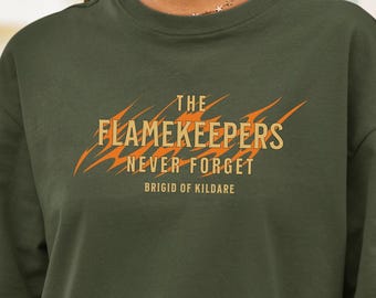 Brigid Flamekeepers Shirt | Celtic Goddess Tee | Pagan Witchy Shirt | Divine Feminine T-Shirt | Imbolc Brigid Gift for Her