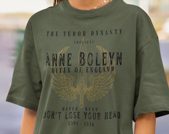 Ana Bolena Camisa Light Academia Ropa Memento Mori Camisa Dark Academia Ropa gótica Momento Mori Renaissance Camiseta Witchy Camiseta
