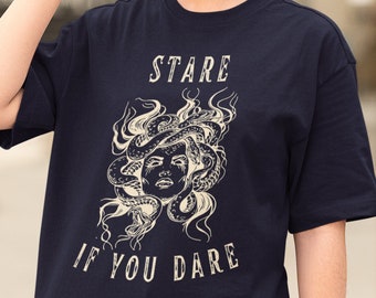 Medusa Shirt Fairy Grunge Light Academia Clothing Greek Mythology Shirt Dark Academia Shirt Gorgon Crewneck Ancient Greek Medusa Top Bookish