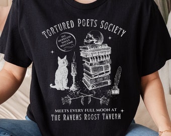 Camiseta de la Academia ligera de la Sociedad de Poetas Torturados Camiseta Grunge de hadas Camiseta Romantasy Reader Forbidden Romance Bookish Camiseta Dark Romance Book Swag