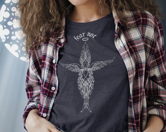 Biblisch genaues Engels-Hemd Ophanim T-Shirt Seraphim-T-Shirt Angelcore Kleidung Realistisches Engel-Kern-Renaissance-Shirt Himmlisches T-Stück