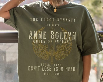 Anne Boleyn Shirt Dark Academia Clothing Fairy Grunge Memento Mori Shirt Light Academia Clothing Bookish TShirt Renaissance Shirt Tudor Tee