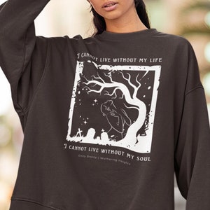 Wuthering Heights Gifts Dark Academia Clothing Emily Bronte Poet Shirt Bookish Sweatshirt Bronte Sisters Fairy Grunge Shirt Light Academia