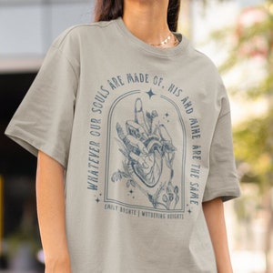 Wuthering Höhen Geschenke Dark Academia Kleidung Emily Bronte Poet Shirt Bookish TShirt Bronte Sisters Fairy Grunge Shirt Light Academia Top