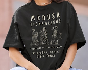 Medusa Shirt Greek Mythology Medusa TShirt Fairycore Fairy Grunge Greek Goddess Light Academia Witchy Clothing Ancient Greece Bookish