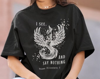 Tudor Queen Elizabeth 1 Tshirt Dark Academia Clothing Elizabethan T-Shirt Queen of England History Teacher Tee Royaltycore Top Henry viii