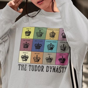 Anne Boleyn Shirt Tudor Sweatshirt Royalty Core Sweater Dark Academia Clothing Bookish Light Academia Merch History Buff Gift Henry VIII Top