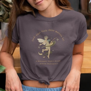 Poet Shirt Light Academia Clothing Shakespeare Shirt Indie Clothes Fairycore Clothing Shakespeare Quotes Sprite Shirt Fairy Core Tshirt