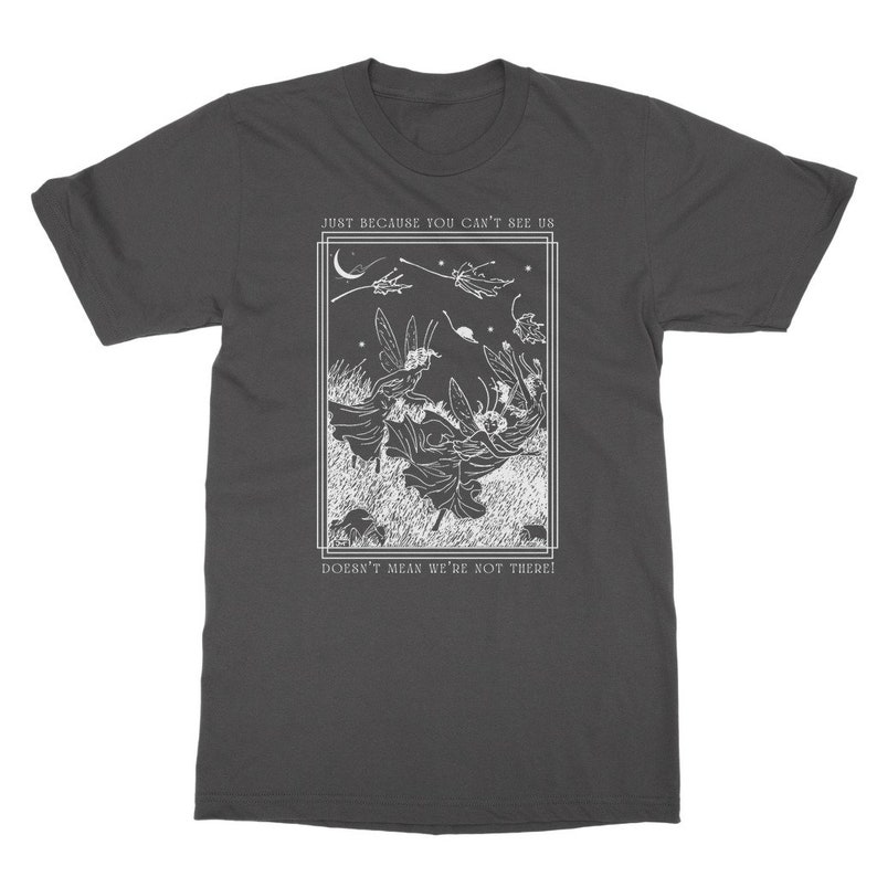 Grunge Fairycore Mall Goth Kleidung Fee Shirt Übergröße Goth Witchy Sachen Hexe Goblincore Kleidung Dunkel Cottagecore Fairy Core T-Shirt Dark Heather