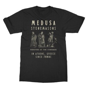 Medusa Shirt Greek Mythology Medusa TShirt Fairycore Fairy Grunge Greek Goddess Light Academia Witchy Clothing Ancient Greece Bookish Black