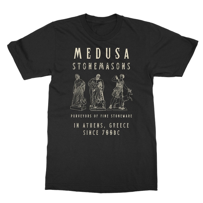 Medusa Shirt Greek Mythology Medusa TShirt Fairycore Fairy Grunge Greek Goddess Light Academia Witchy Clothing Ancient Greece Bookish Black