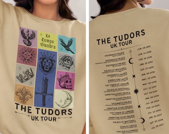 Ana Bolena Camisa Tudor Dinastía Sudadera Realeza Core Suéter Dark Academia Bookish Light Academia Merch Historia Buff Regalo Henry VIII Top