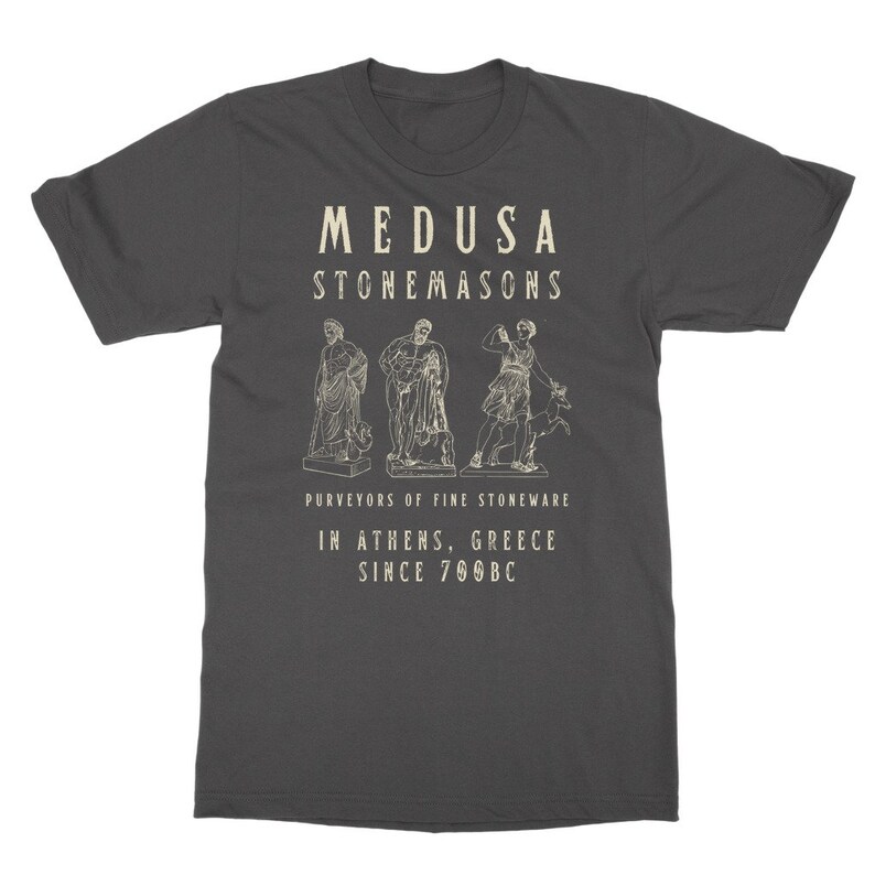 Medusa Shirt Greek Mythology Medusa TShirt Fairycore Fairy Grunge Greek Goddess Light Academia Witchy Clothing Ancient Greece Bookish Dark Heather