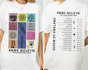 In My Tudor Era Shirt Anne Boleyn Shirt Dark Academia Kleidung Die Tudors Königin von England Geschichtslehrer T-Shirt Royaltycore Henry viii