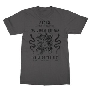 Medusa Shirt Fairy Grunge Light Academia Clothing Greek Mythology Shirt Dark Academia Shirt Gorgon Crewneck Ancient Greek Medusa Top Bookish Dark Heather