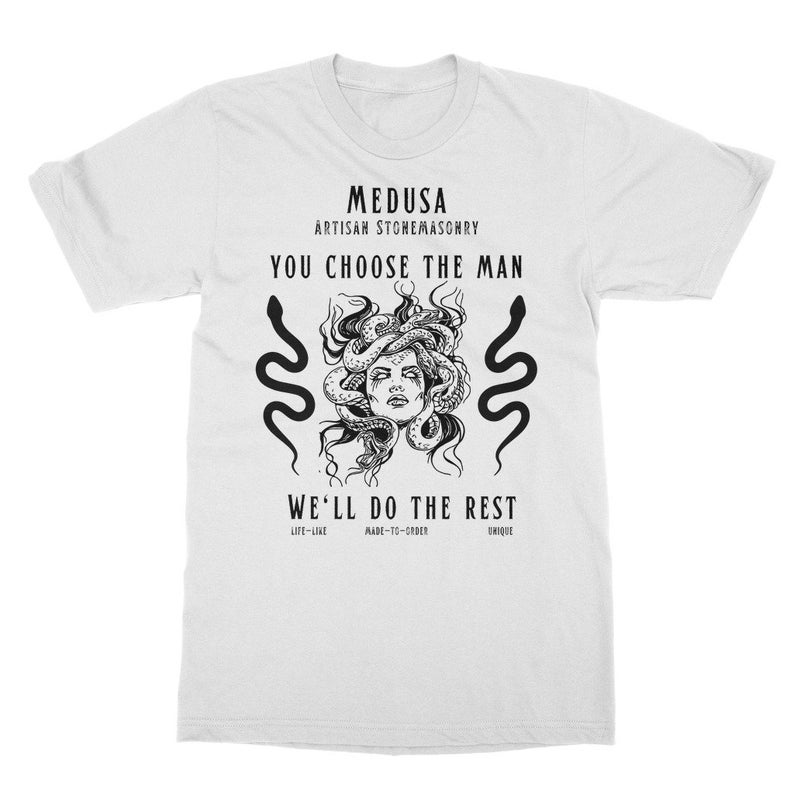 Medusa Shirt Fairy Grunge Light Academia Clothing Greek Mythology Shirt Dark Academia Shirt Gorgon Crewneck Ancient Greek Medusa Top Bookish White